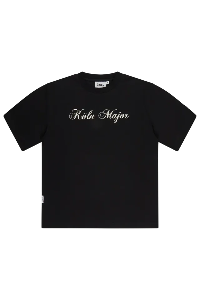 ESL Gaming IEM Cologne 2026 Tricou Negru Bumbac Editie Limitata