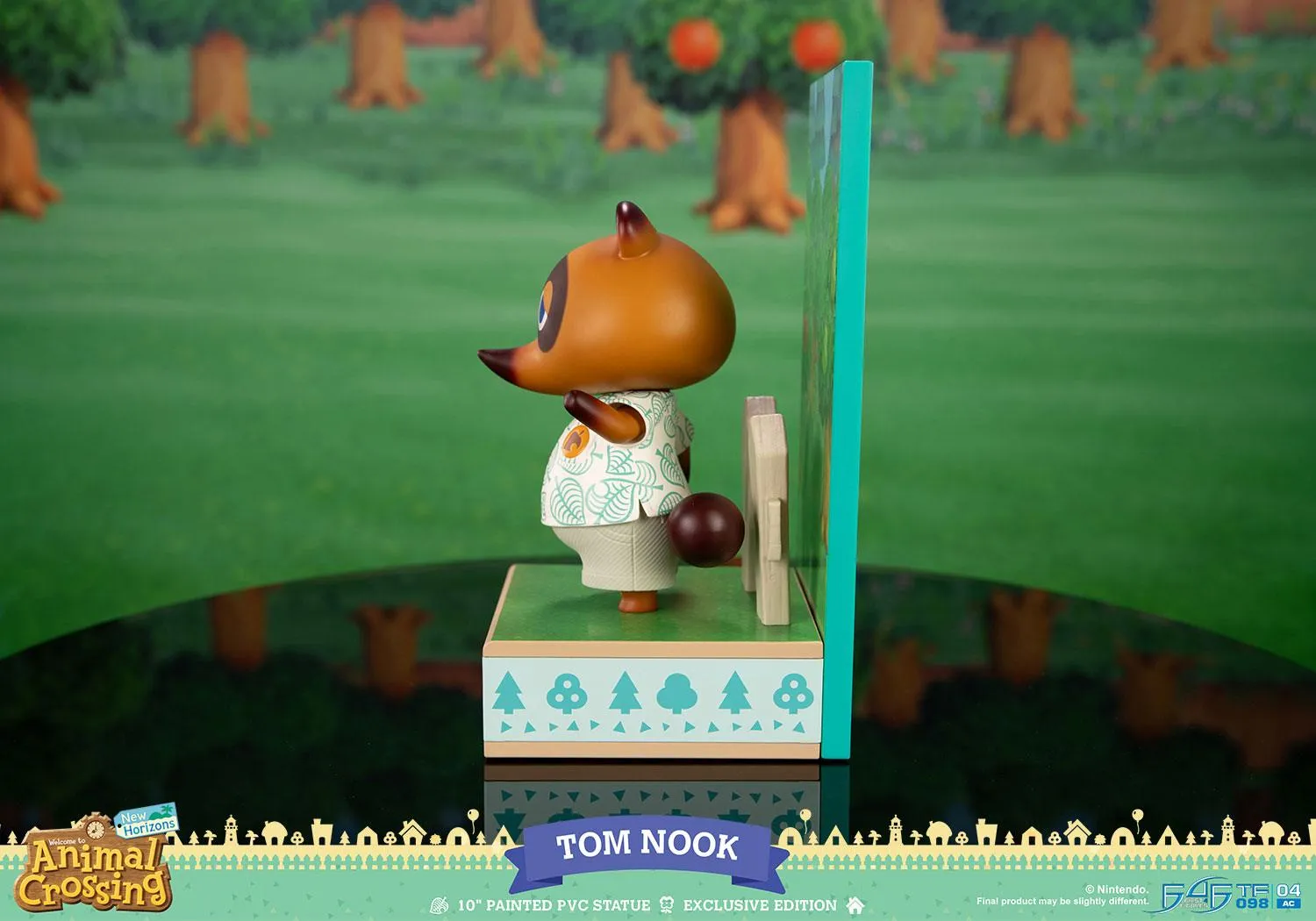 First 4 Figures Animal Crossing Tom Nook statueta Exclusive sunet