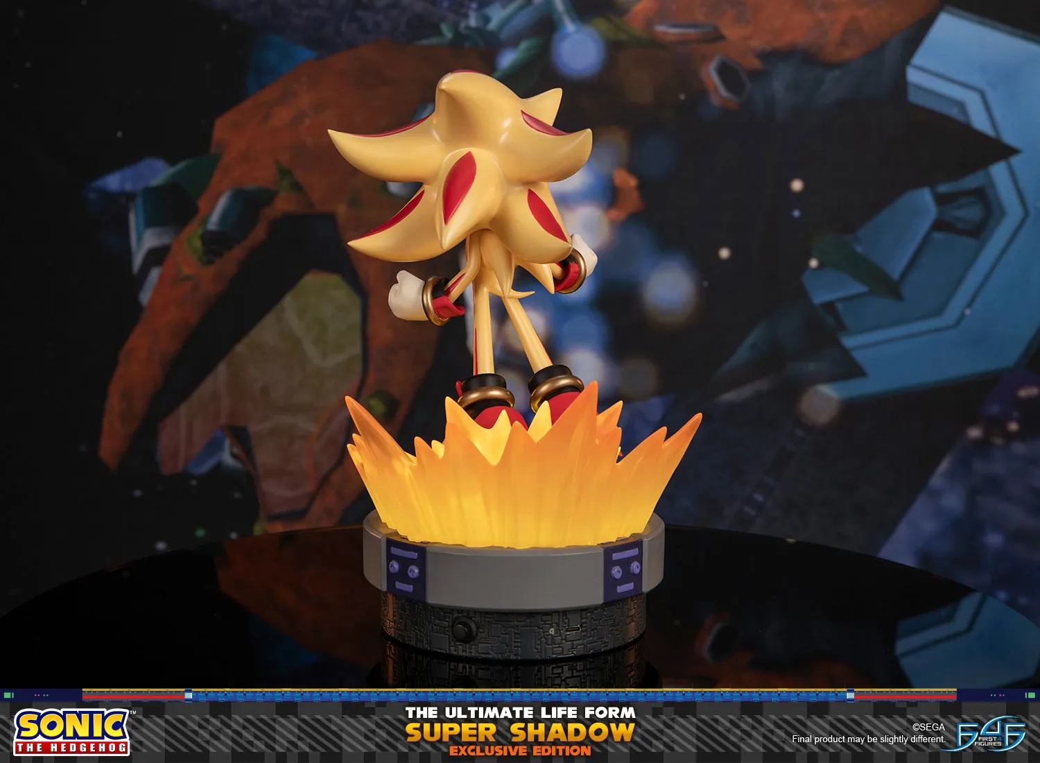 First 4 Figures Sonic Super Shadow statueta Exclusive LED ARK