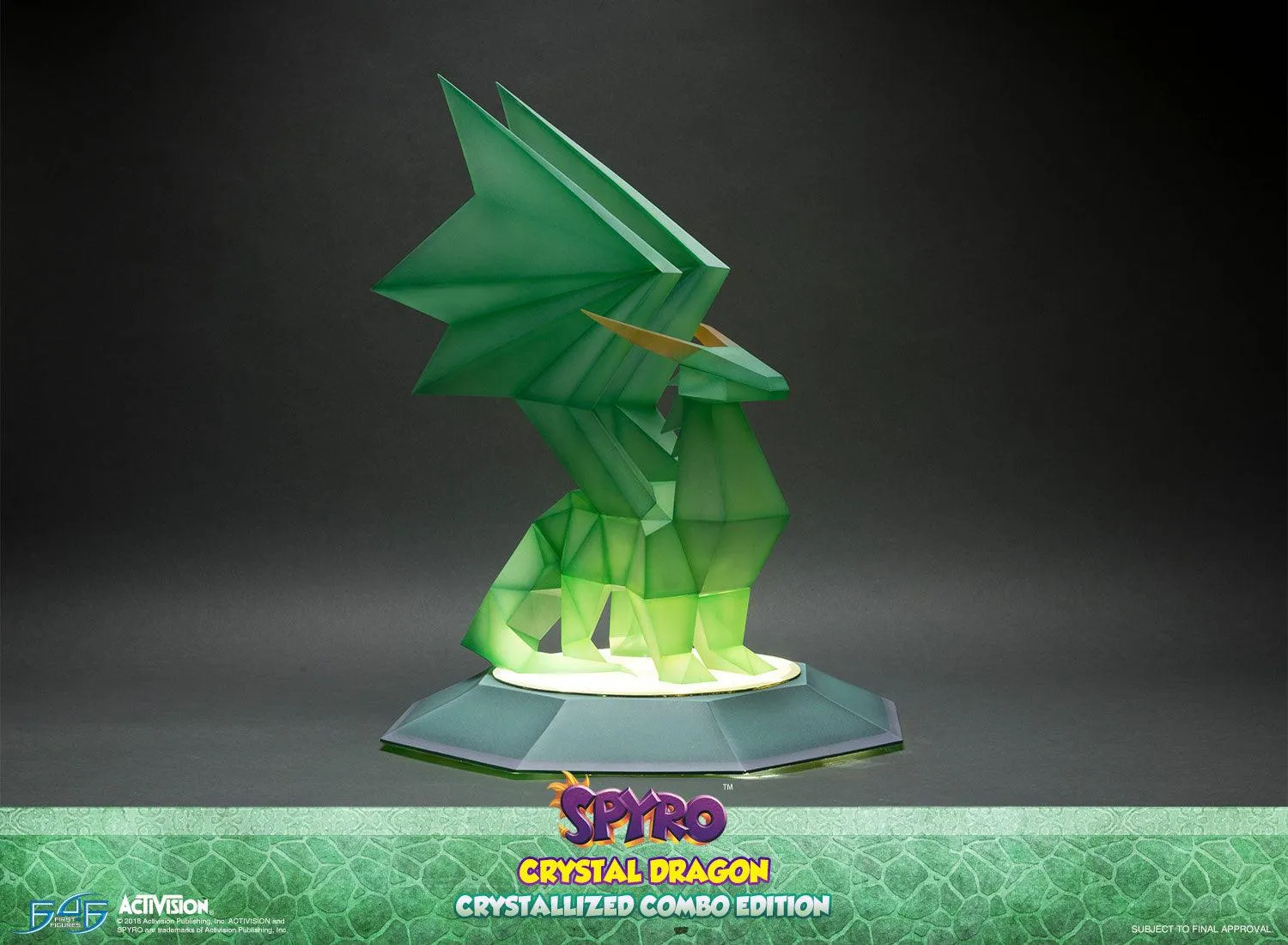 First 4 Figures Spyro Crystal Dragon statueta Crystallized Combo