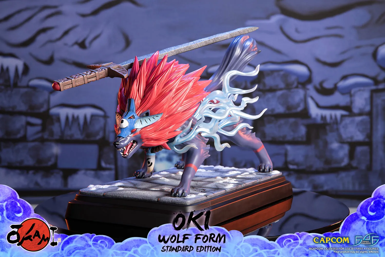 First 4 Figures Okami Oki Wolf statueta Standard 35 cm
