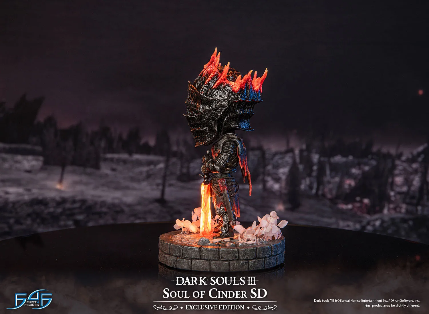 First 4 Figures Dark Souls Soul of Cinder statuetă SD LED
