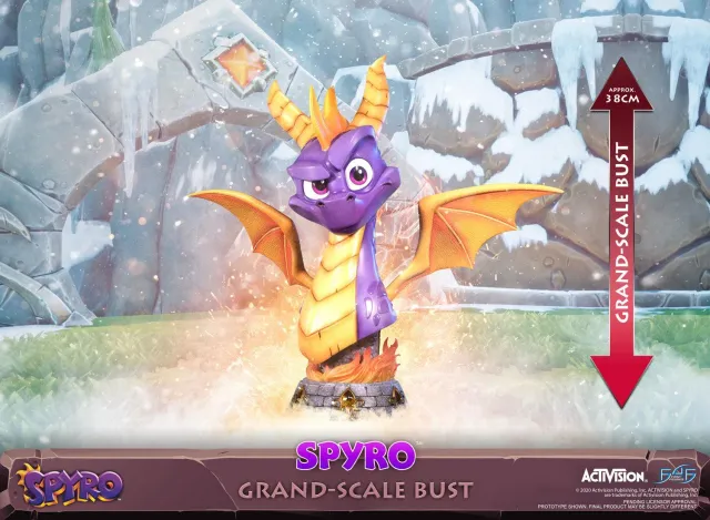 First 4 Figures Spyro bust Grand-Scale Standard cu flacari