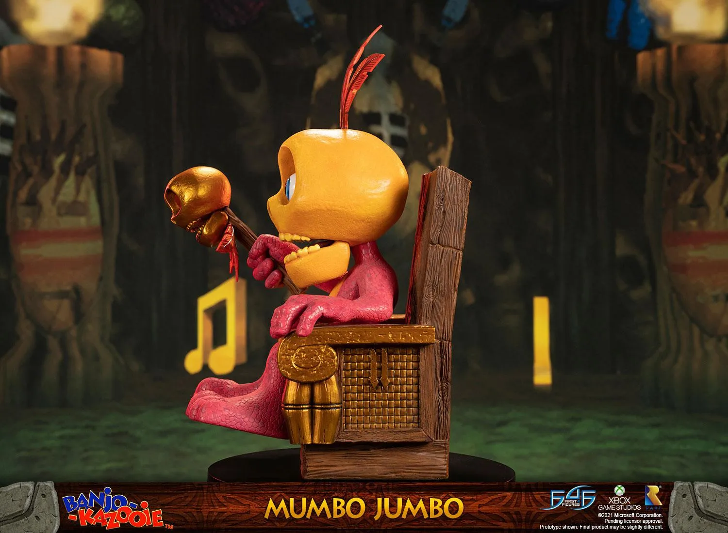 First 4 Figures Banjo-Kazooie Mumbo Jumbo statueta Standard rasina