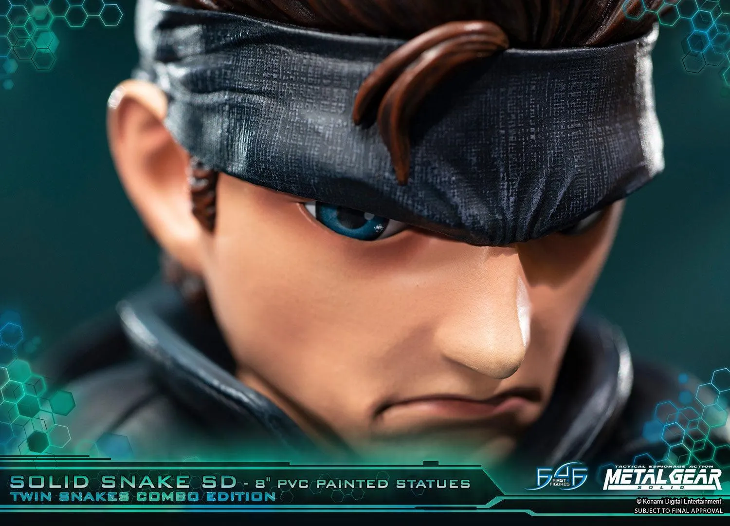 First 4 Figures Solid Snake SD figurină Twin Snakes Combo