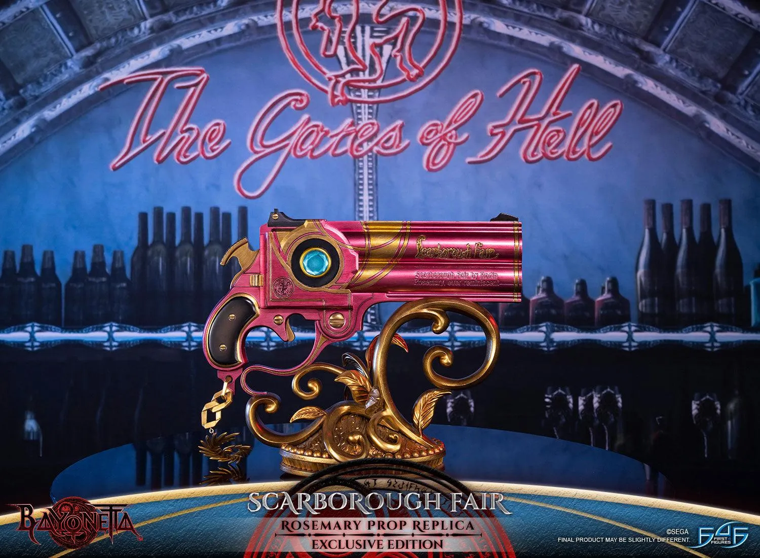 First 4 Figures Bayonetta Rosemary replica pistol Exclusive LED