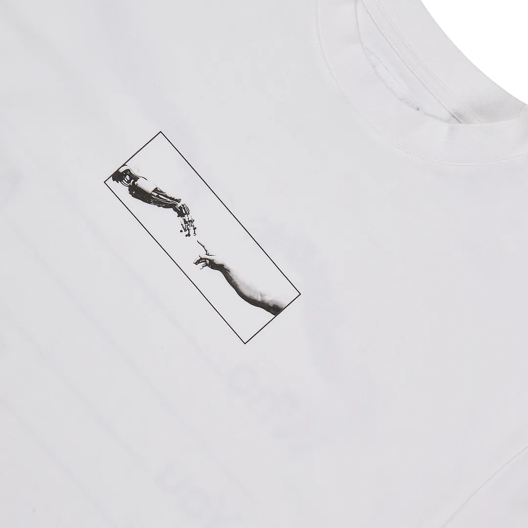 BASEMENT DWELLER Offline tricou alb bumbac 220 GSM
