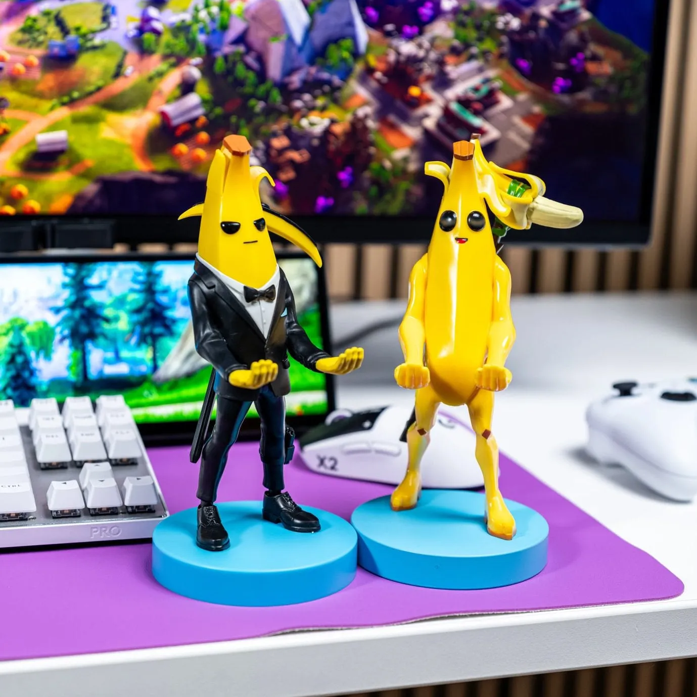 Exquisite Gaming Cable Guys Agent Peely suport controller galben