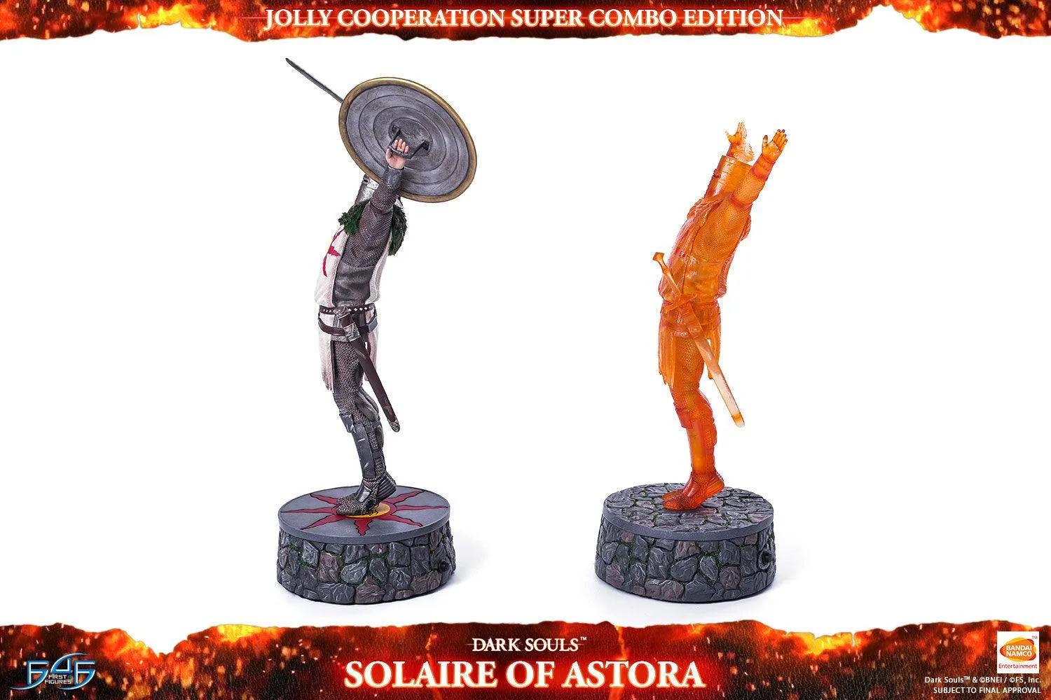 First 4 Figures Dark Souls Solaire statuetă Super Combo 2-pack