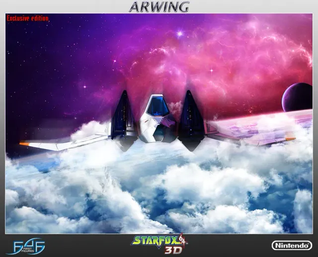 First 4 Figures Star Fox Arwing statuetă Exclusive LED 46 cm