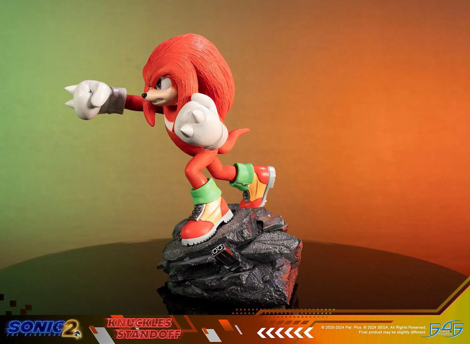 First 4 Figures Sonic 2 Knuckles Standoff statueta rasina