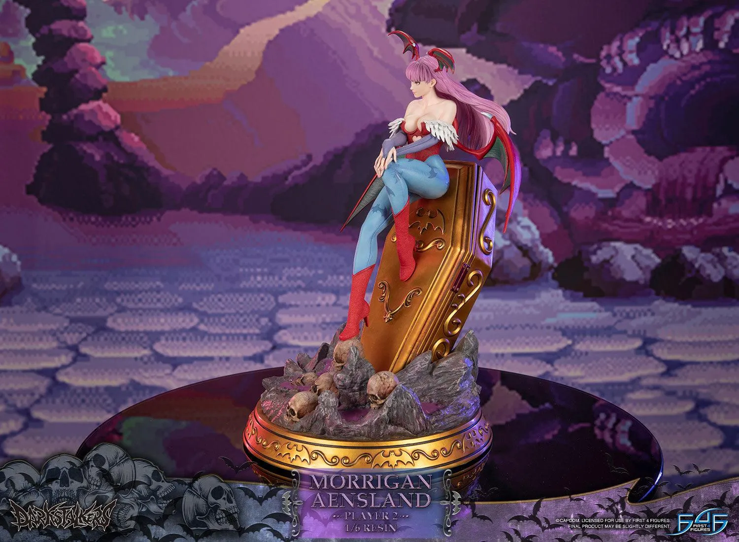 First 4 Figures Darkstalkers Morrigan statueta Player 2