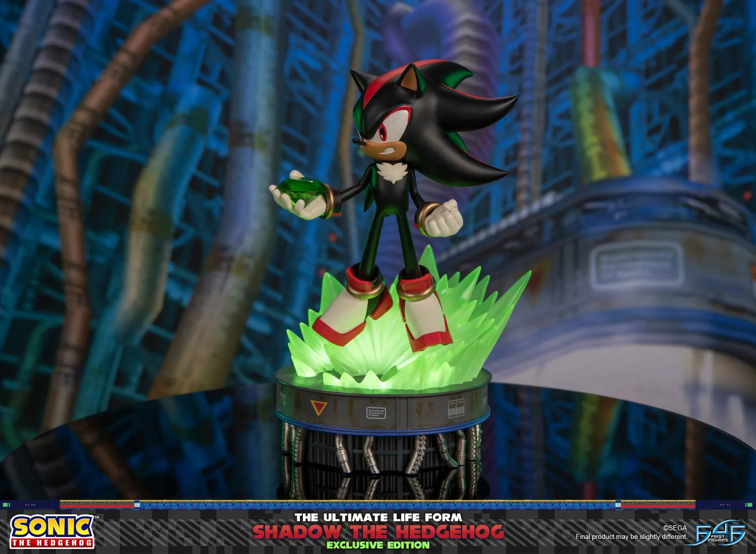 First 4 Figures Sonic Shadow statueta exclusiva 32cm LED
