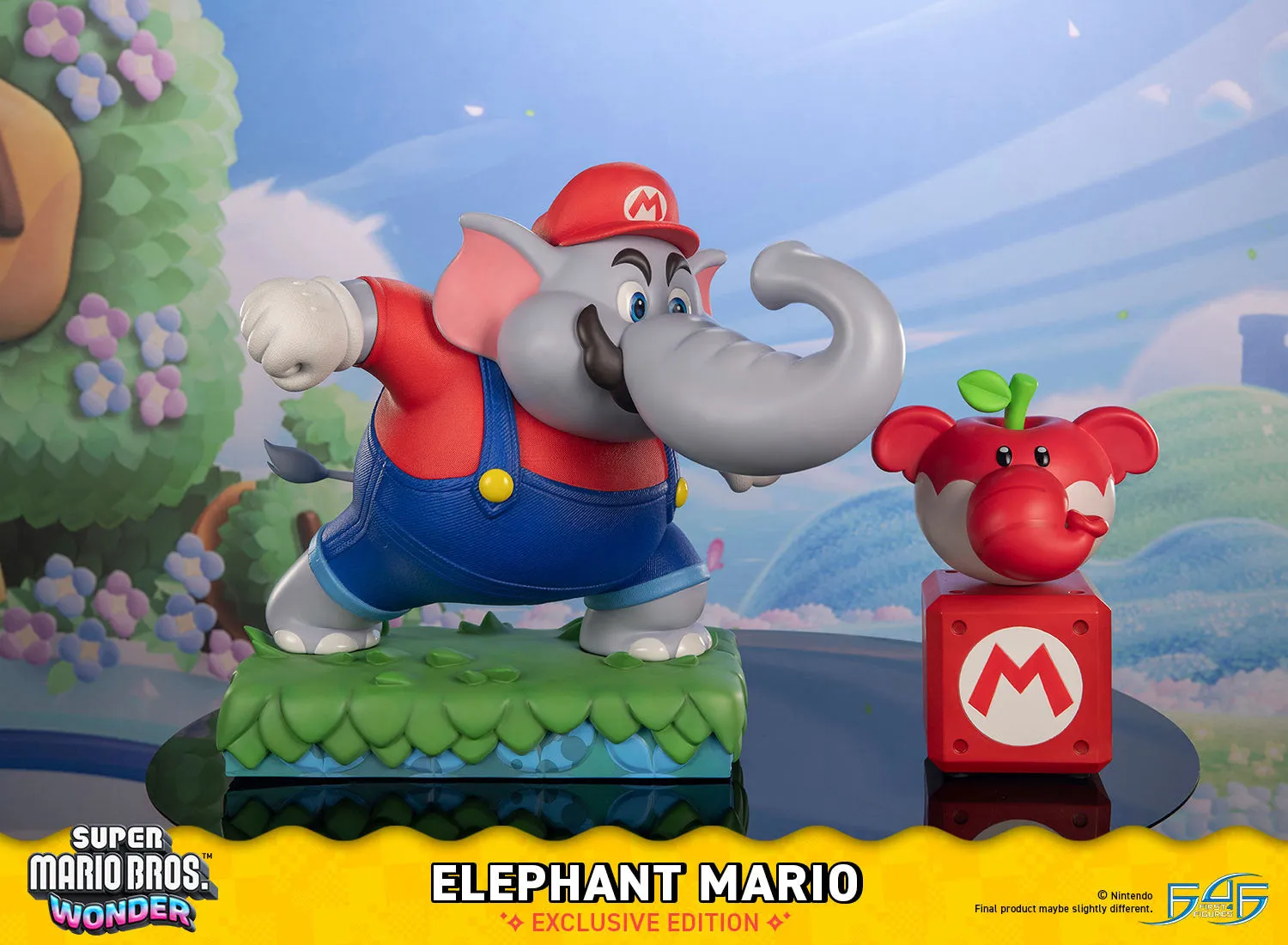 First 4 Figures Super Mario Wonder Elephant Mario statueta
