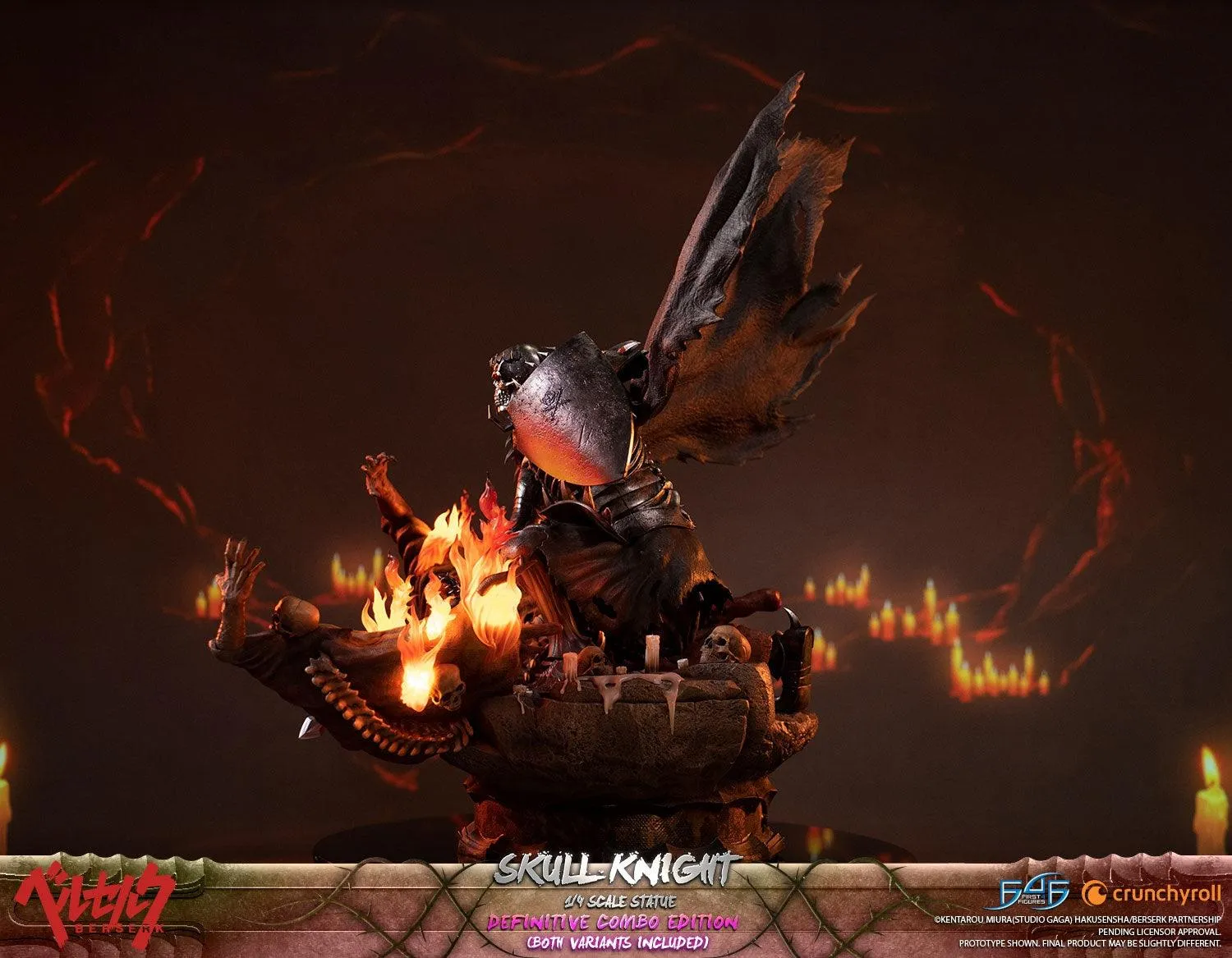 First 4 Figures Berserk Skull Knight statuetă Definitive Combo