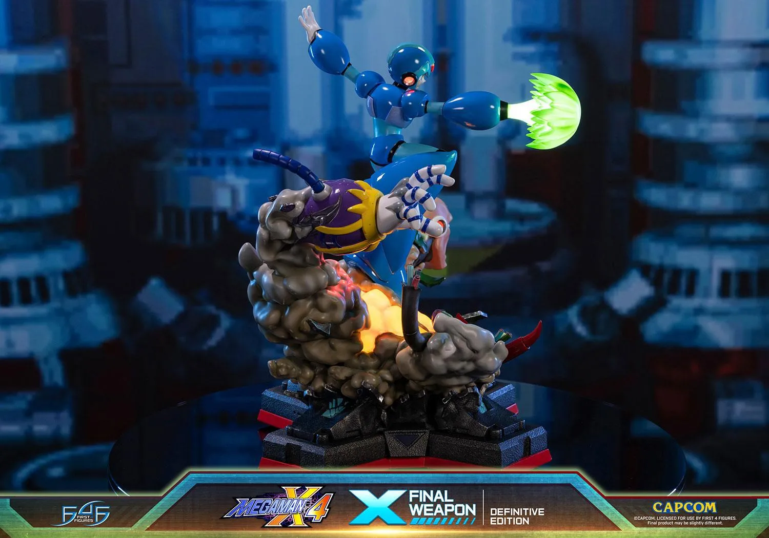 First 4 Figures Mega Man X4 X Final Weapon statuetă Definitive Edition