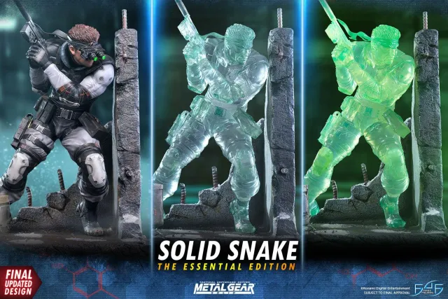 First 4 Figures Metal Gear Solid Snake statueta Essential Edition