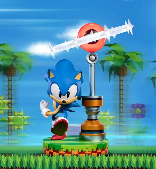 First 4 Figures Sonic Sonic statuetă PVC Exclusive LED 28 cm