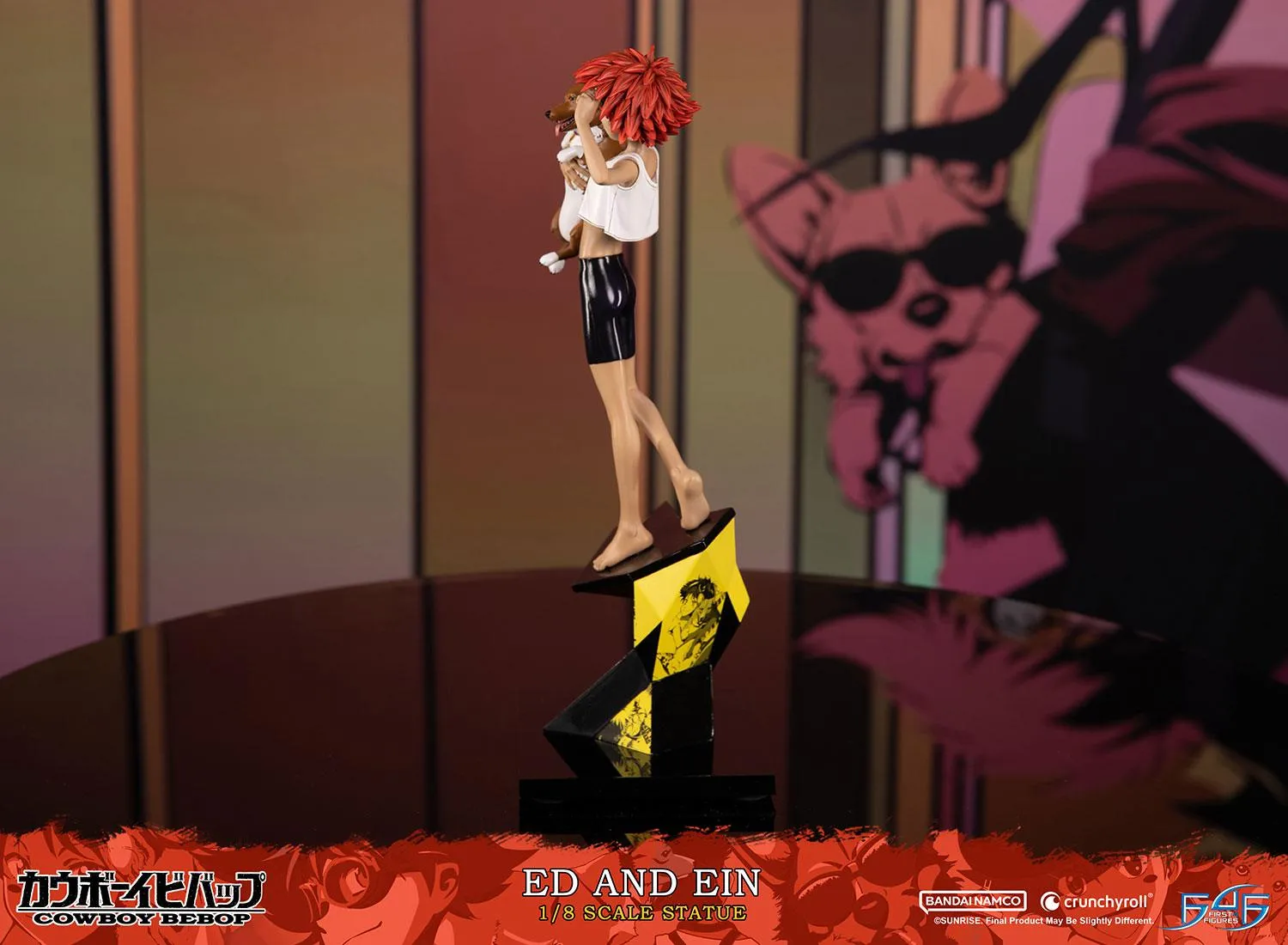 First 4 Figures Cowboy Bebop Ed and Ein figurină 1/8