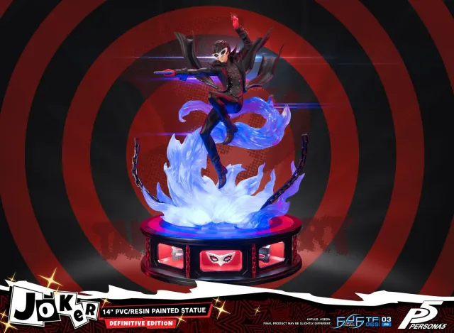 First 4 Figures Persona 5 Joker statuetă PVC Definitive LED