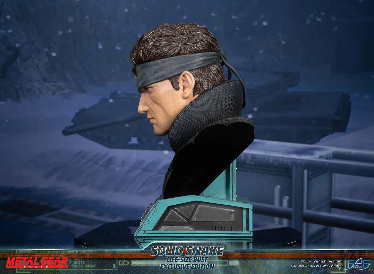 First 4 Figures Metal Gear Solid Snake bust Exclusive natural