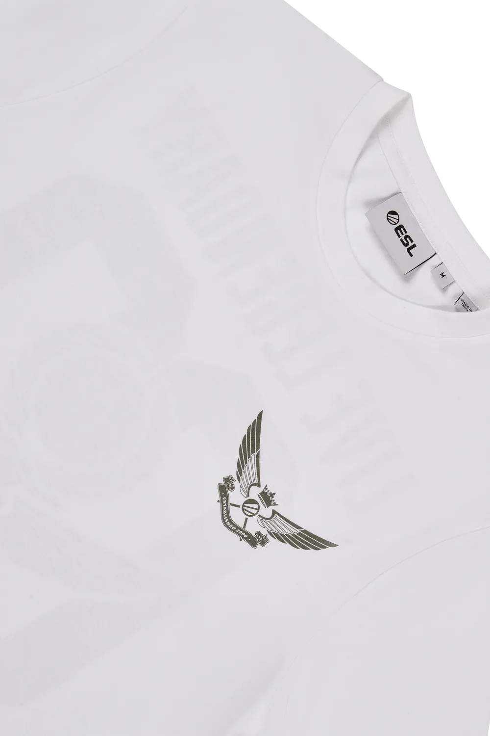 ESL Gaming Live Legendary Emblem tricou alb S