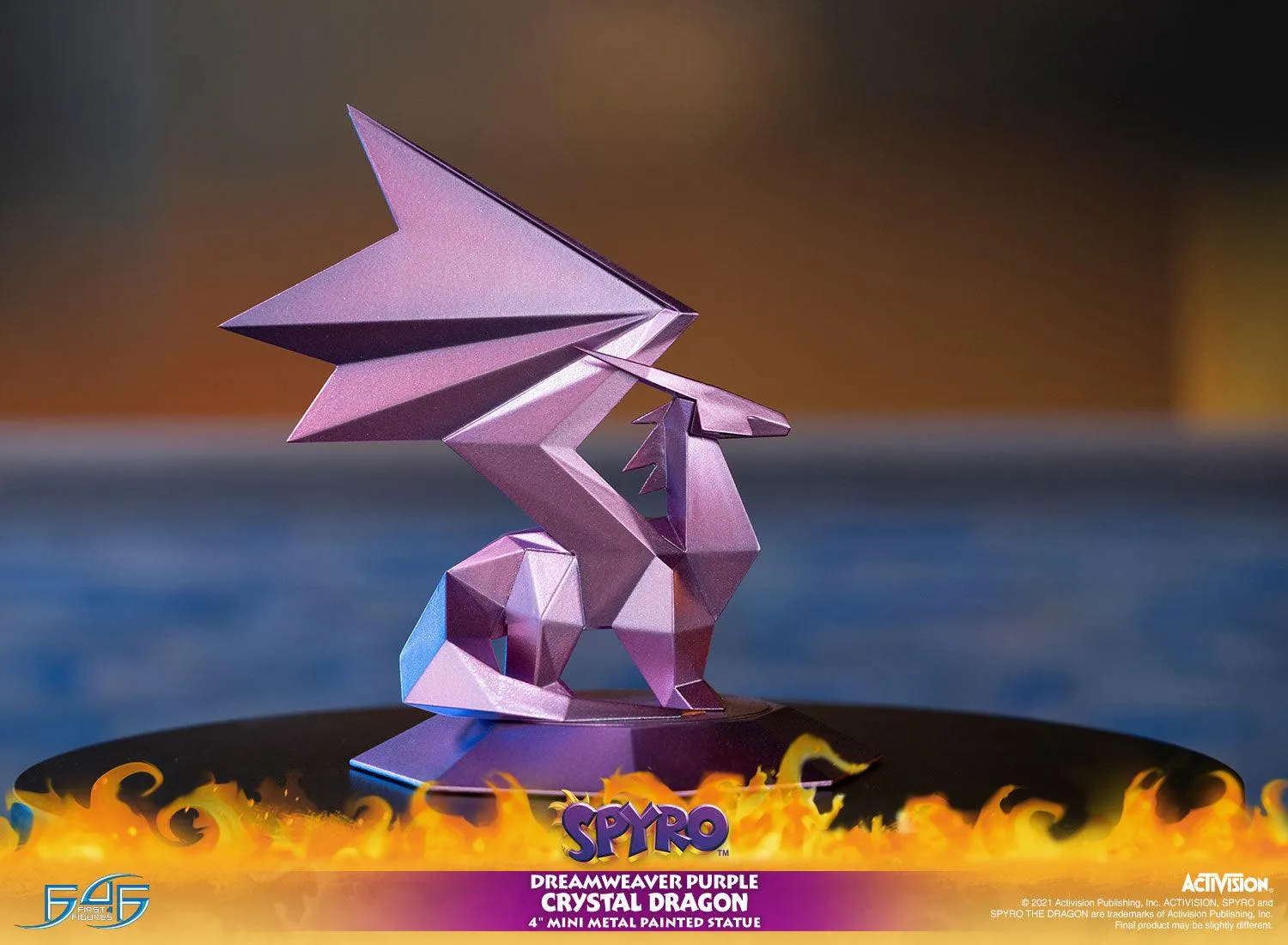 First 4 Figures Spyro Dreamweaver Purple statueta metal cristal mov