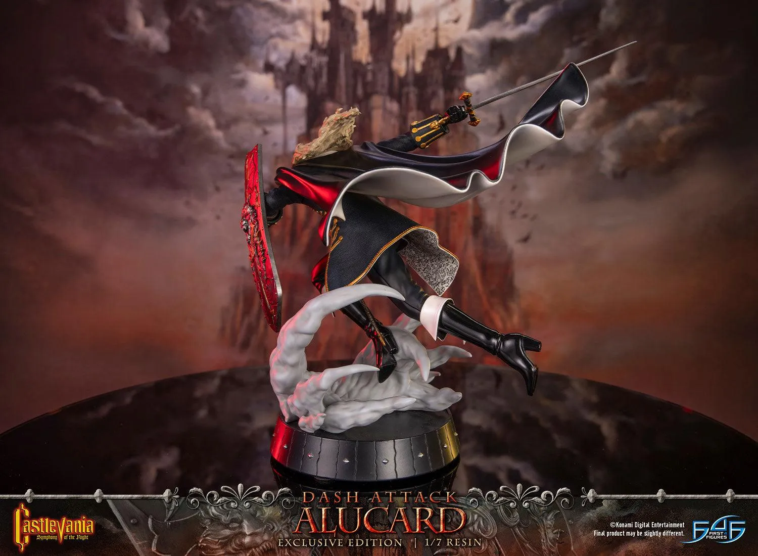 First 4 Figures Castlevania Alucard Dash Attack statueta scut