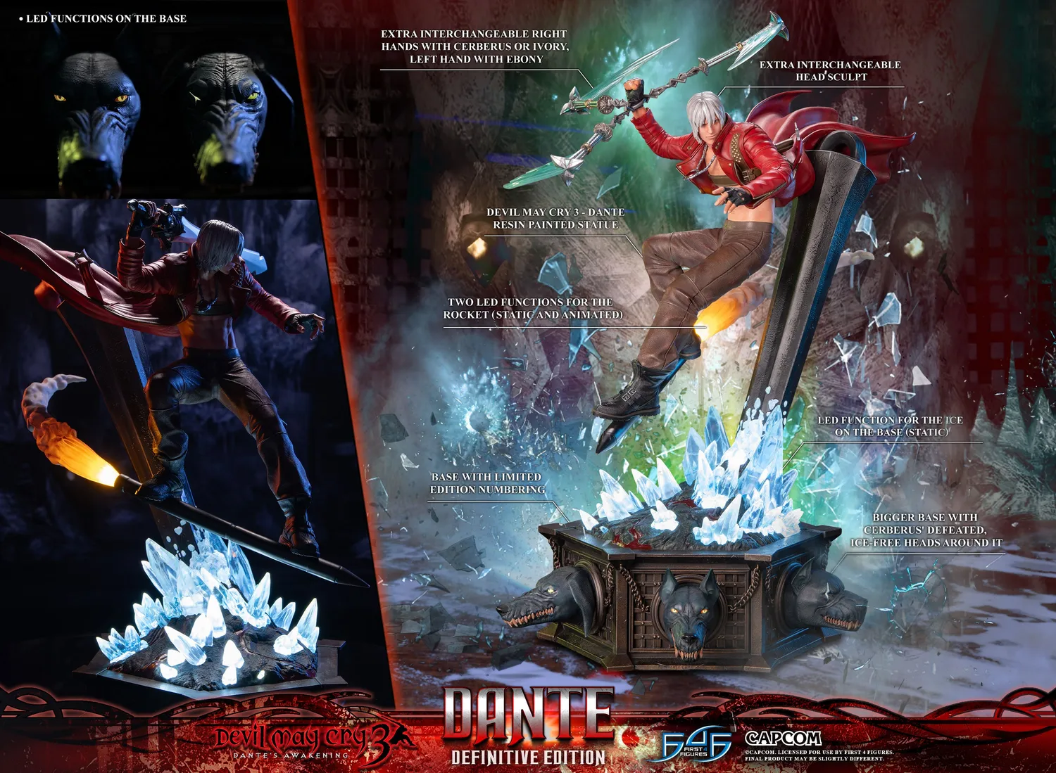 First 4 Figures Devil May Cry 3 Dante statueta rasina Definitive