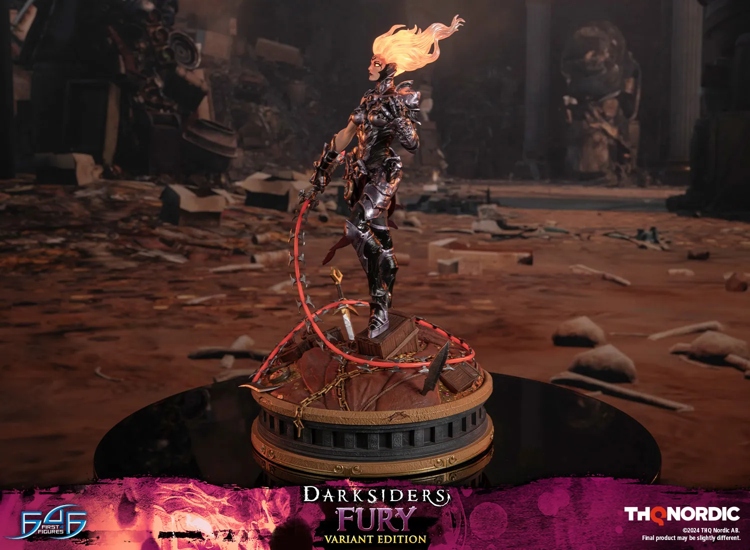 First 4 Figures Darksiders Fury statueta rasina Variant LED