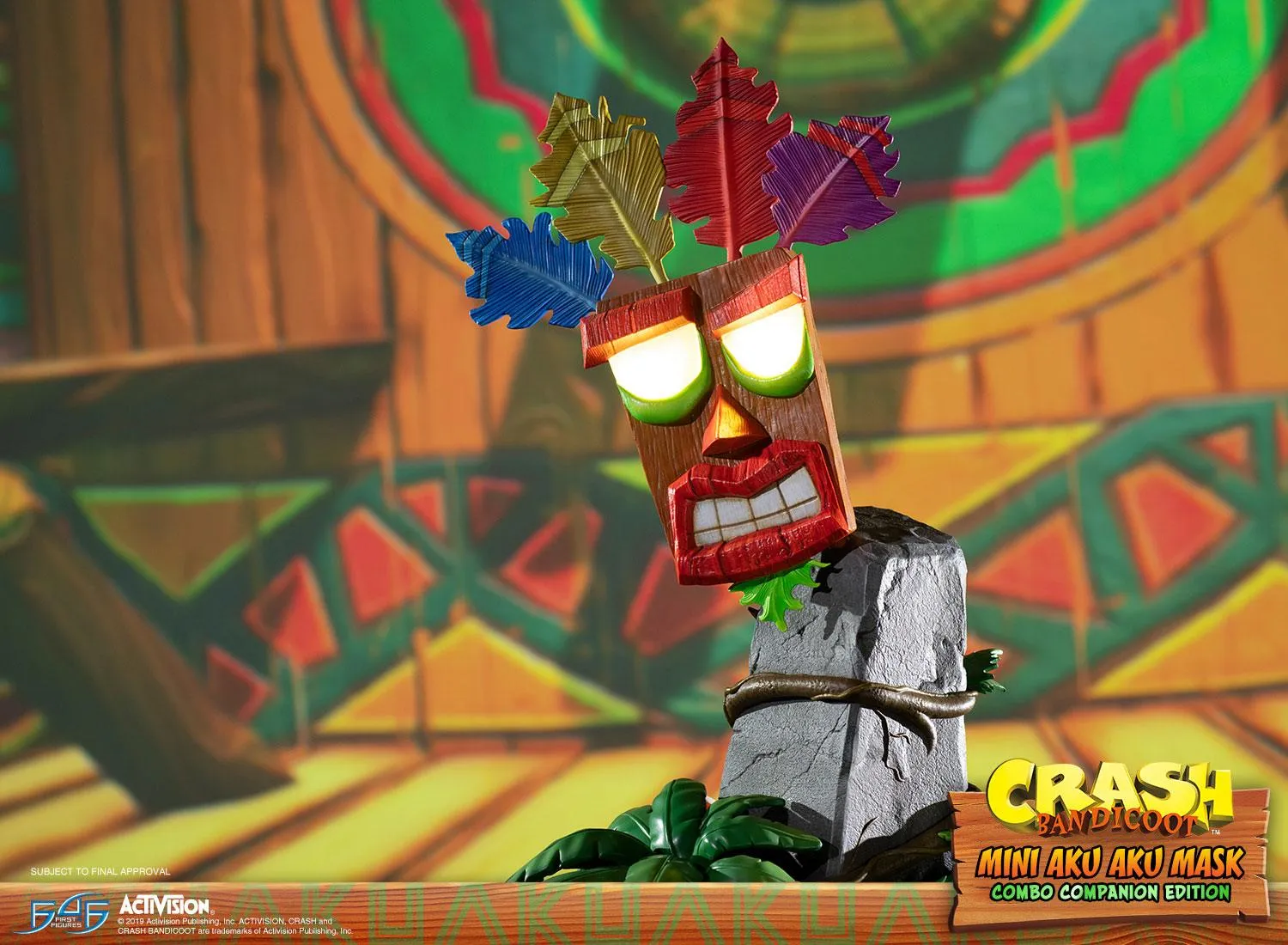 First 4 Figures Crash Mini Aku Aku masca Combo