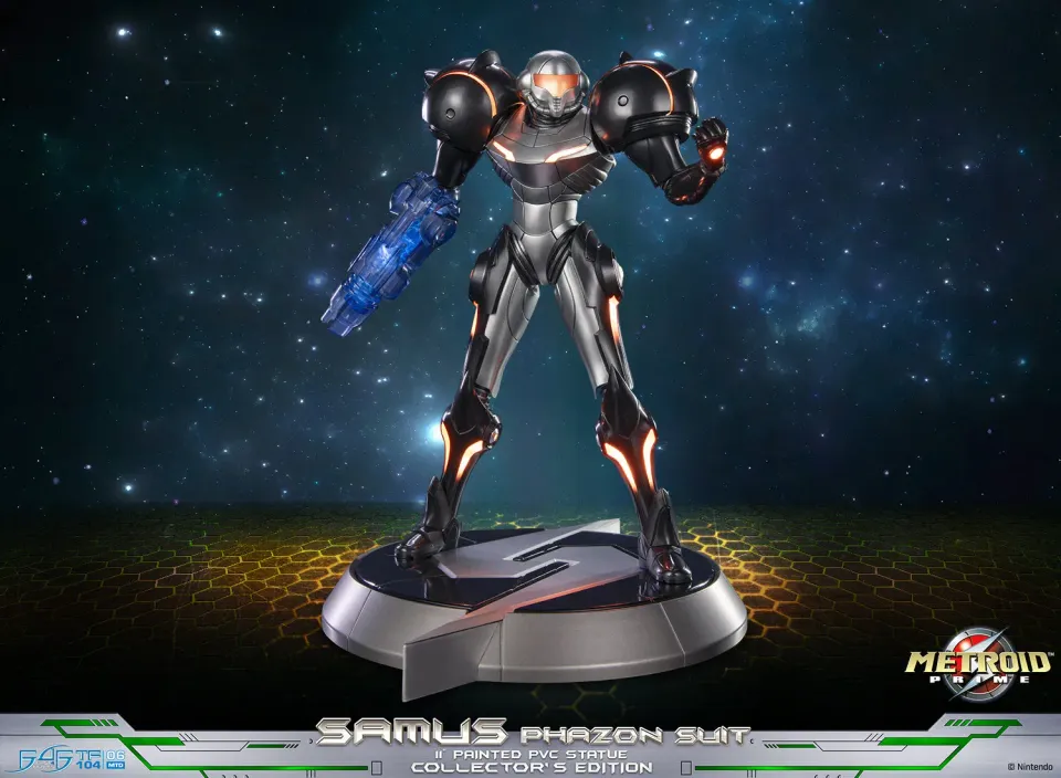 First 4 Figures Metroid Prime Samus Phazon Suit figurină Collector LED