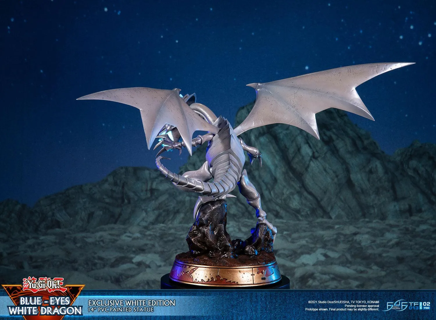 First 4 Figures Yu-Gi-Oh Blue-Eyes White Exclusive statuetă PVC