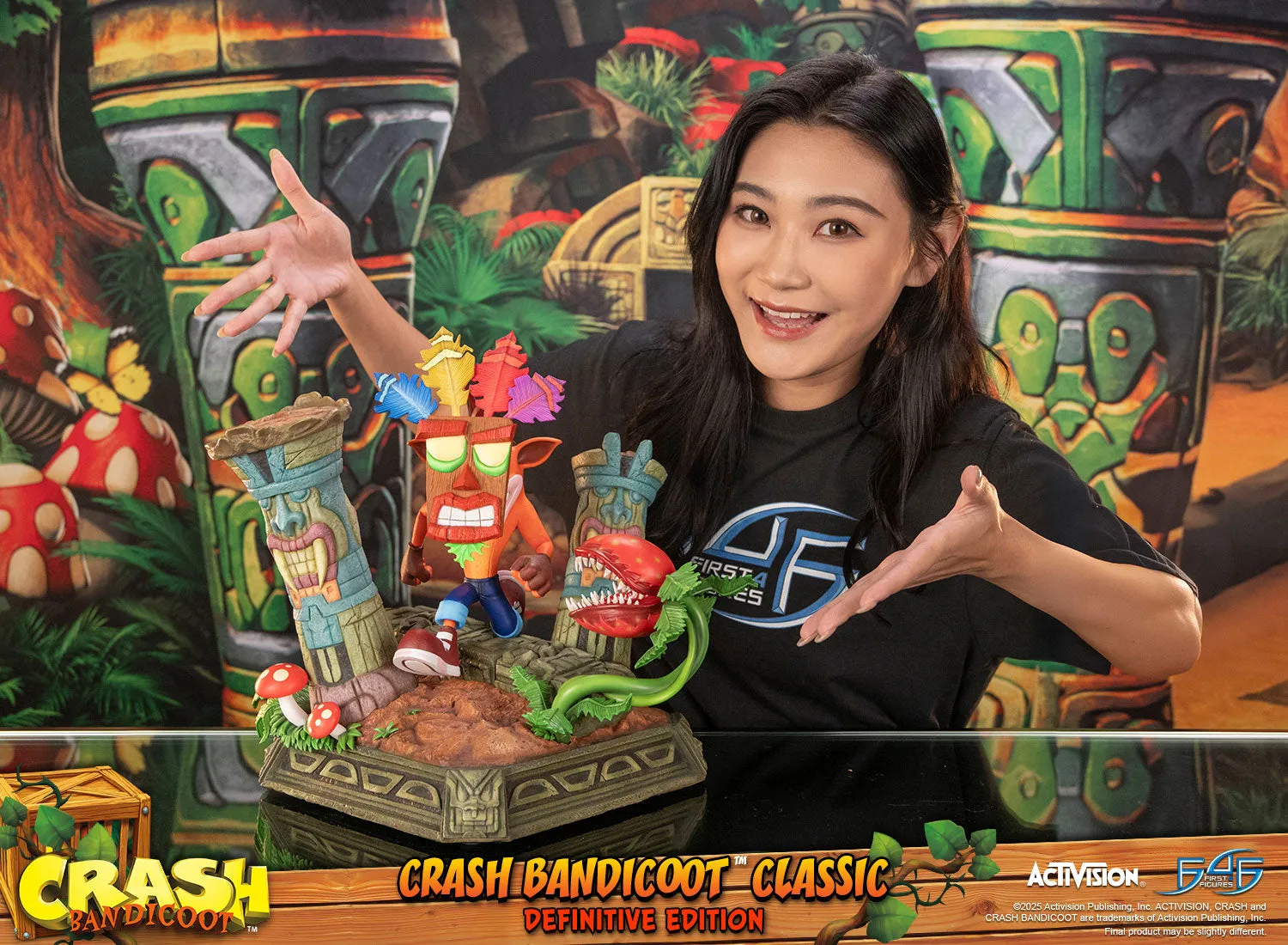 First 4 Figures Crash Bandicoot Classic statueta Definitive