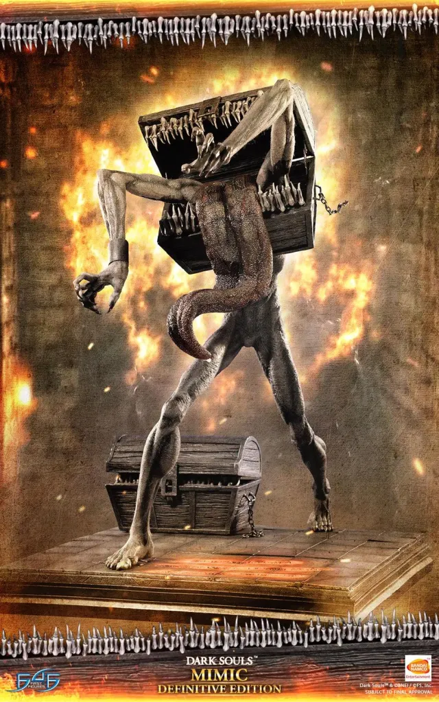 First 4 Figures Mimic Definitive statuie rășină LED