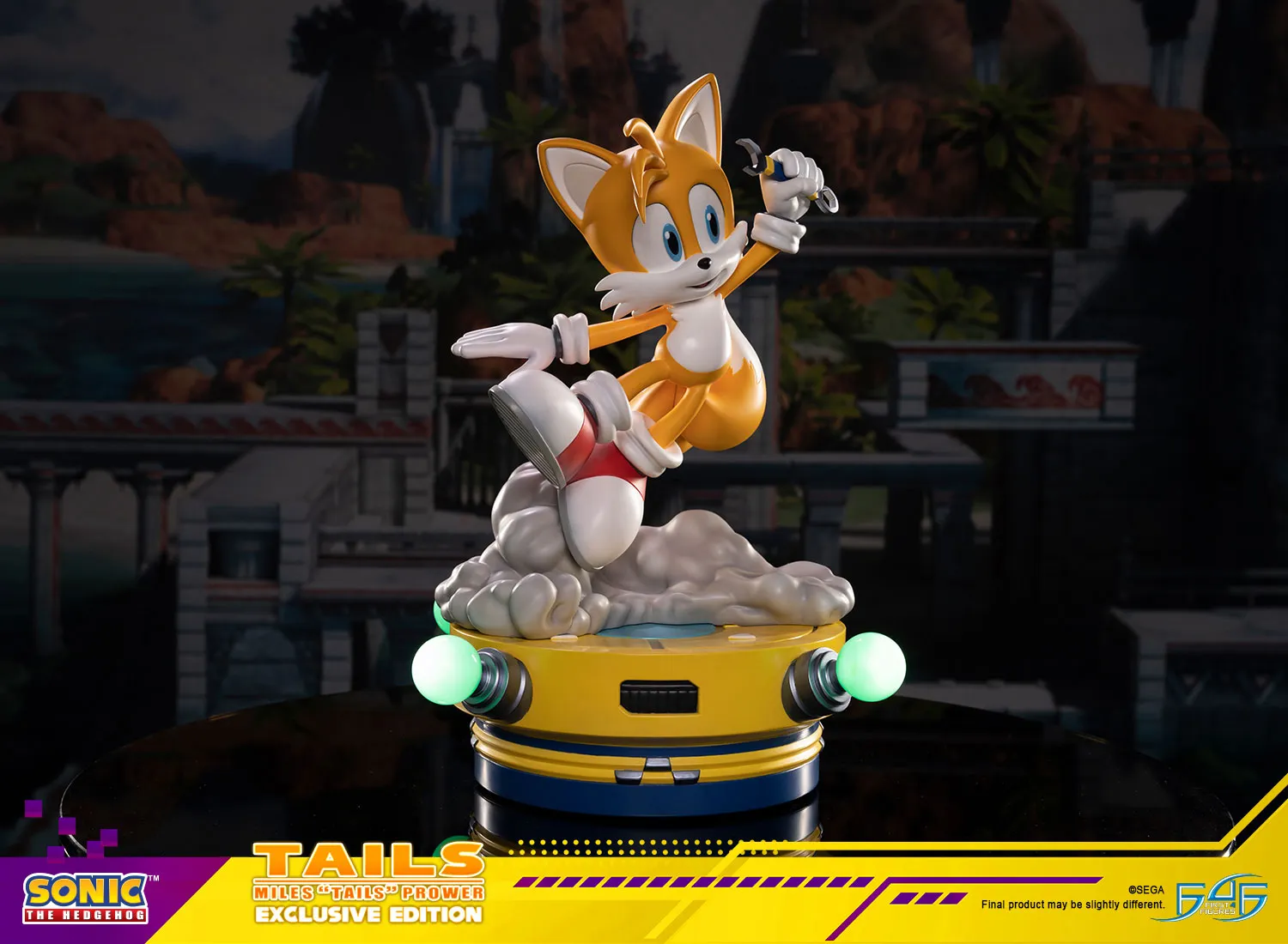 First 4 Figures Sonic Tails Exclusive statuetă rășină LED