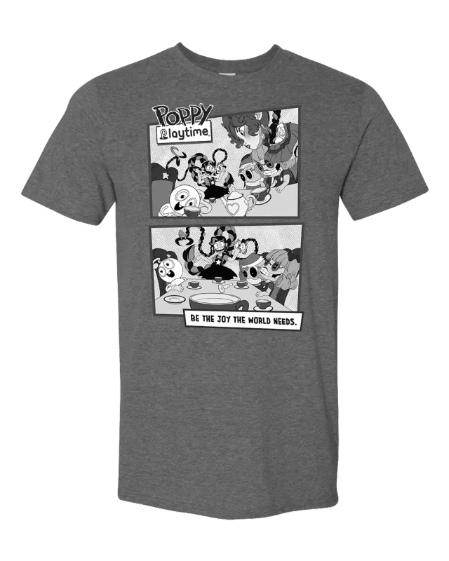 Huggy Wuggy Poppy Playtime World Needs Tea tricou comic