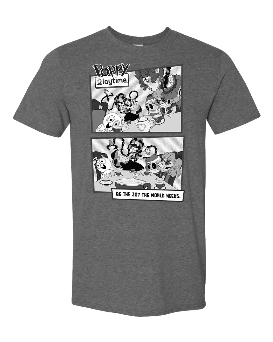 Huggy Wuggy Poppy Playtime World Needs Tea tricou comic
