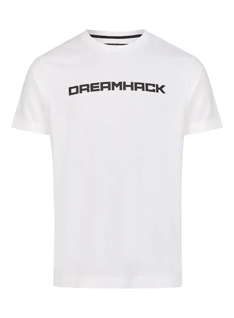 DreamHack Classic tricou alb bumbac maneca scurta