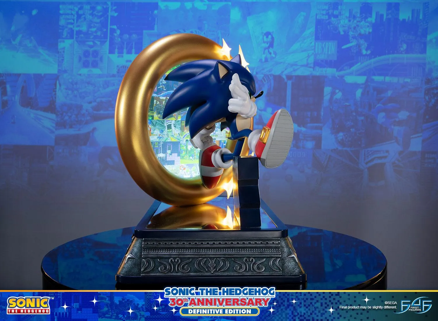 First 4 Figures Sonic 30th Anniversary diorama Definitive LED