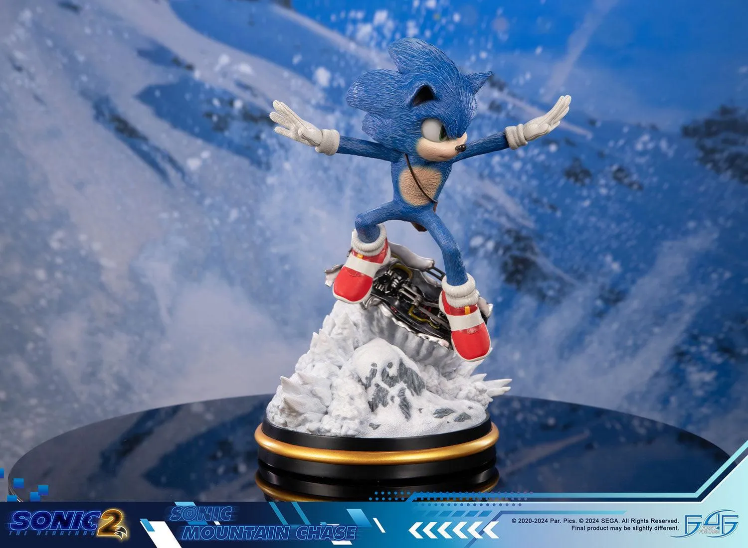 First 4 Figures Sonic 2 Mountain Chase statuetă zăpadă 34 cm