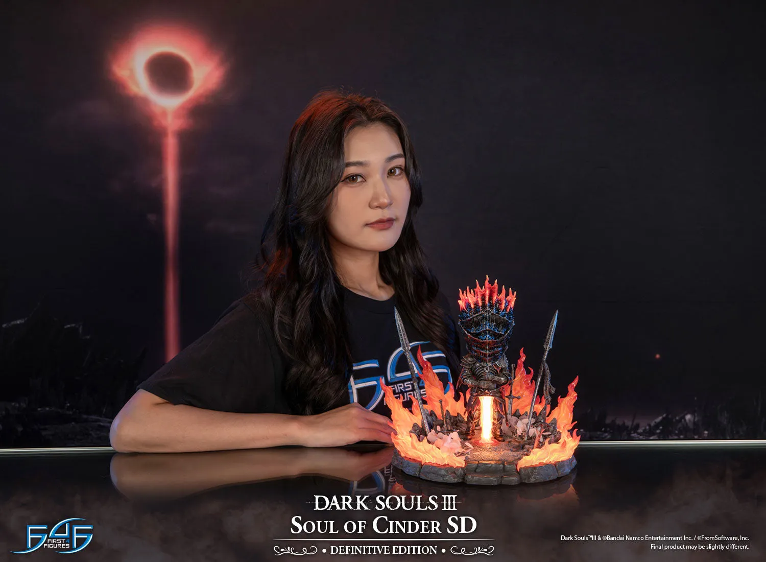 First 4 Figures Dark Souls Soul of Cinder SD statuetă Definitive LED