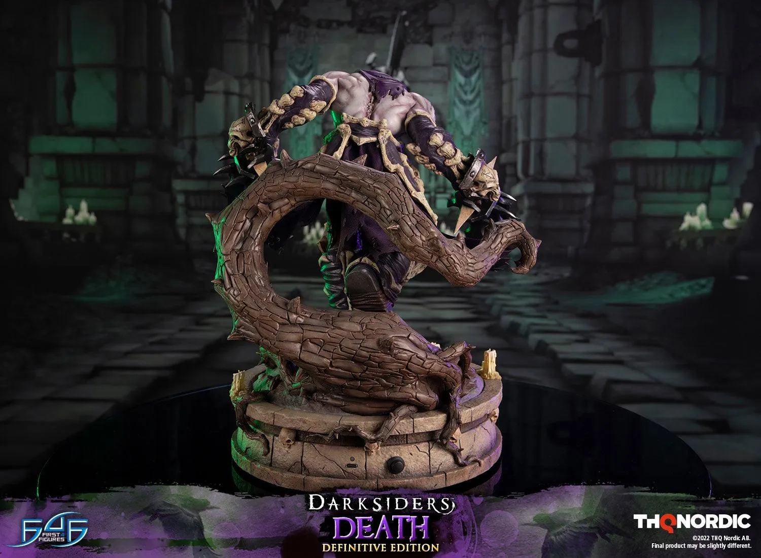 First 4 Figures Darksiders Death statuetă Definitive LED