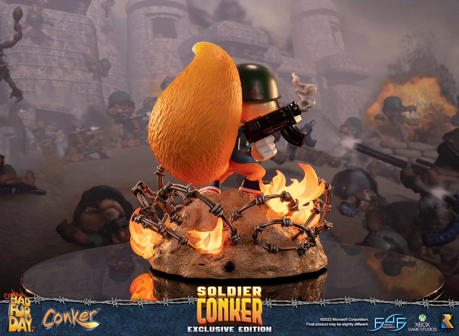 First 4 Figures Conker Soldier Conker statueta Exclusive LED