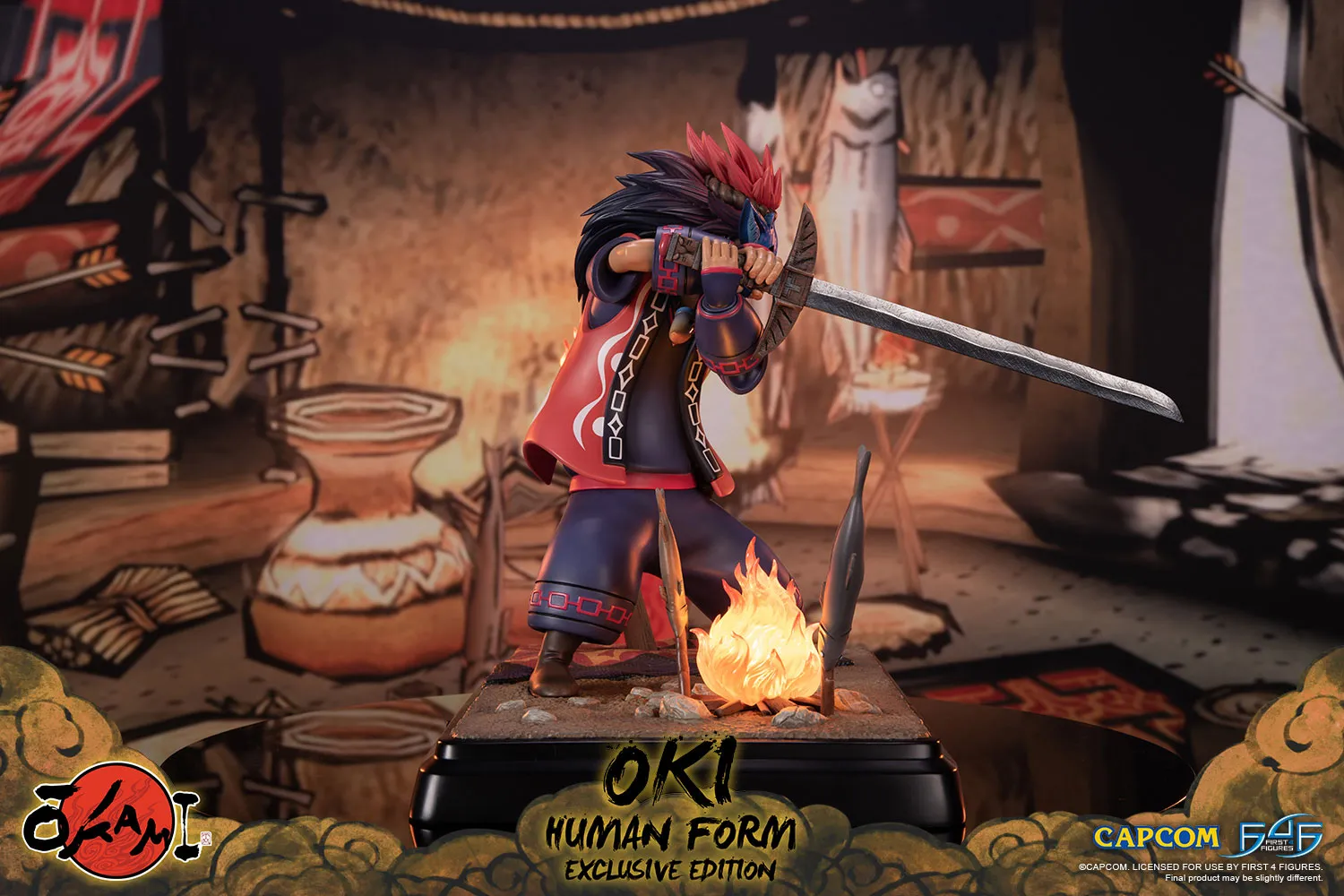 First 4 Figures Oki Human statuetă LED Exclusive 38 cm