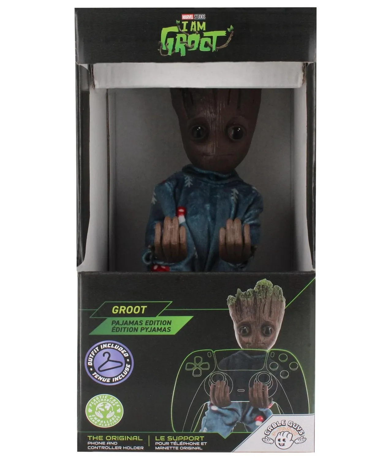 Exquisite Gaming Cable Guys suport Toddler Groot in pijama Marvel