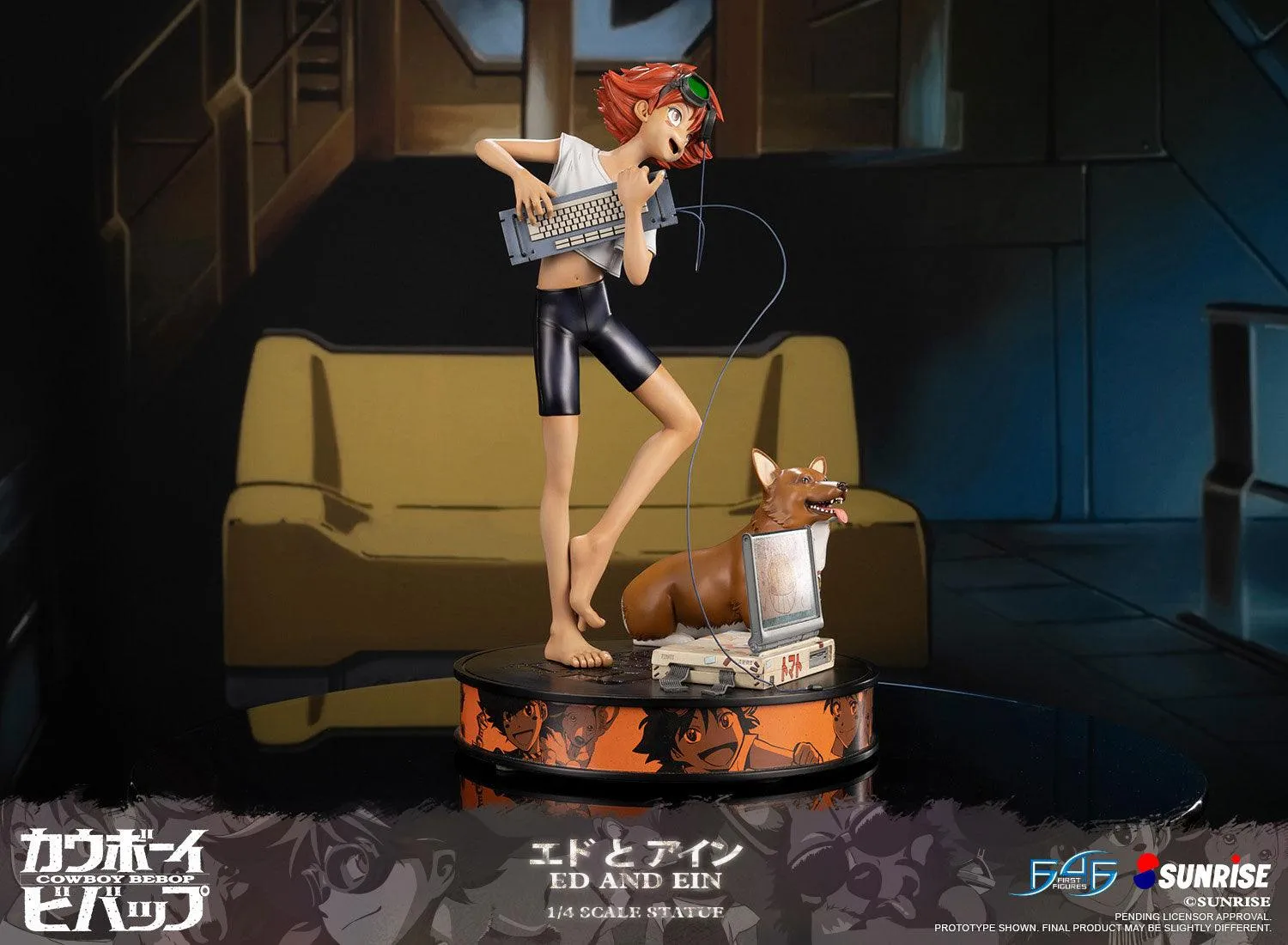First 4 Figures Cowboy Bebop Ed and Ein statuetă Standard Edition rășină