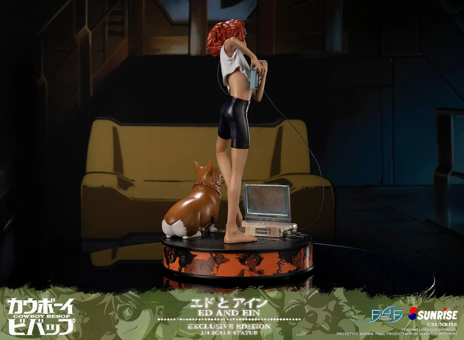 First 4 Figures Cowboy Bebop Ed and Ein statuetă Exclusive