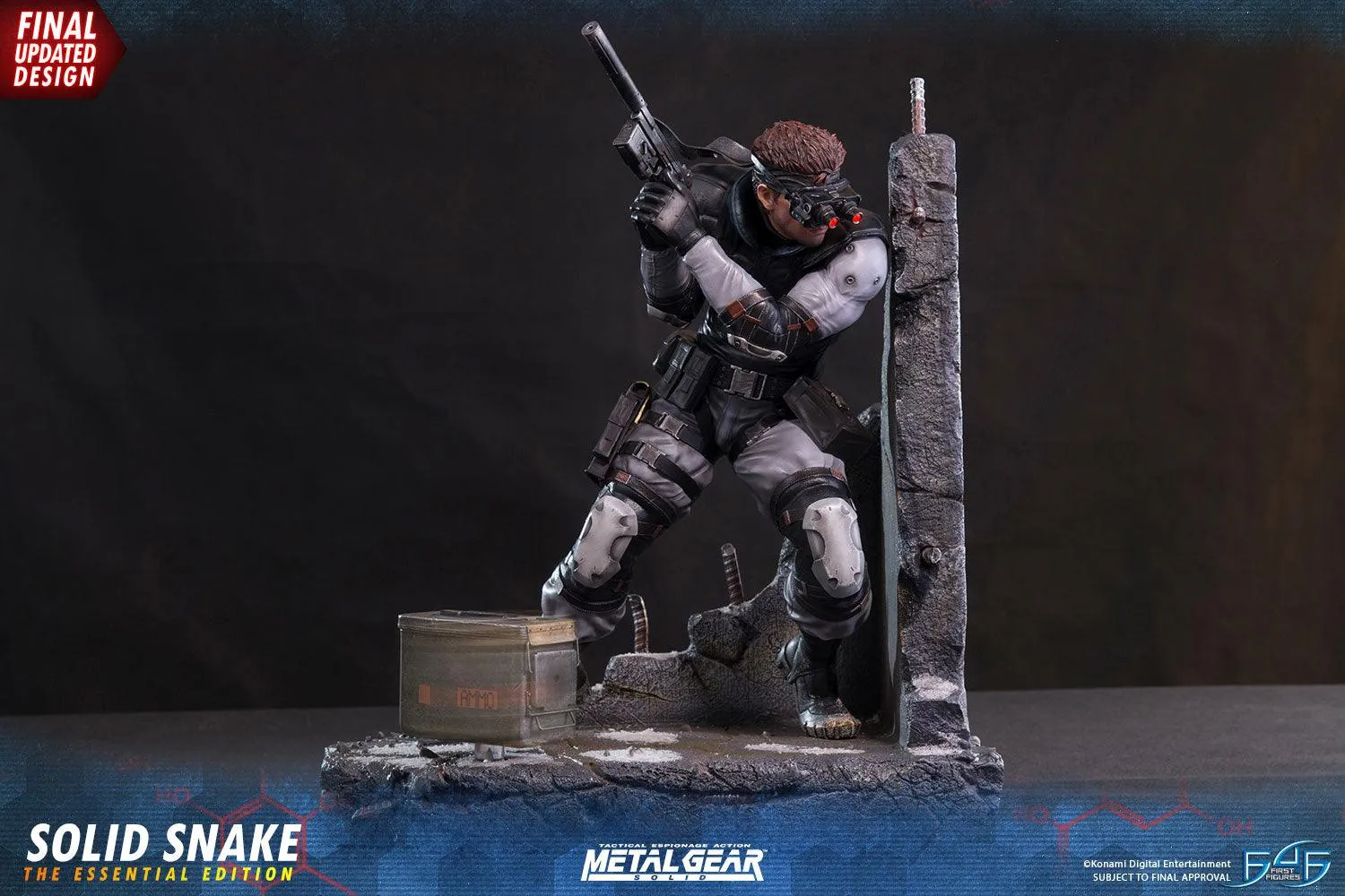 First 4 Figures Metal Gear Solid Snake statueta Essential Edition
