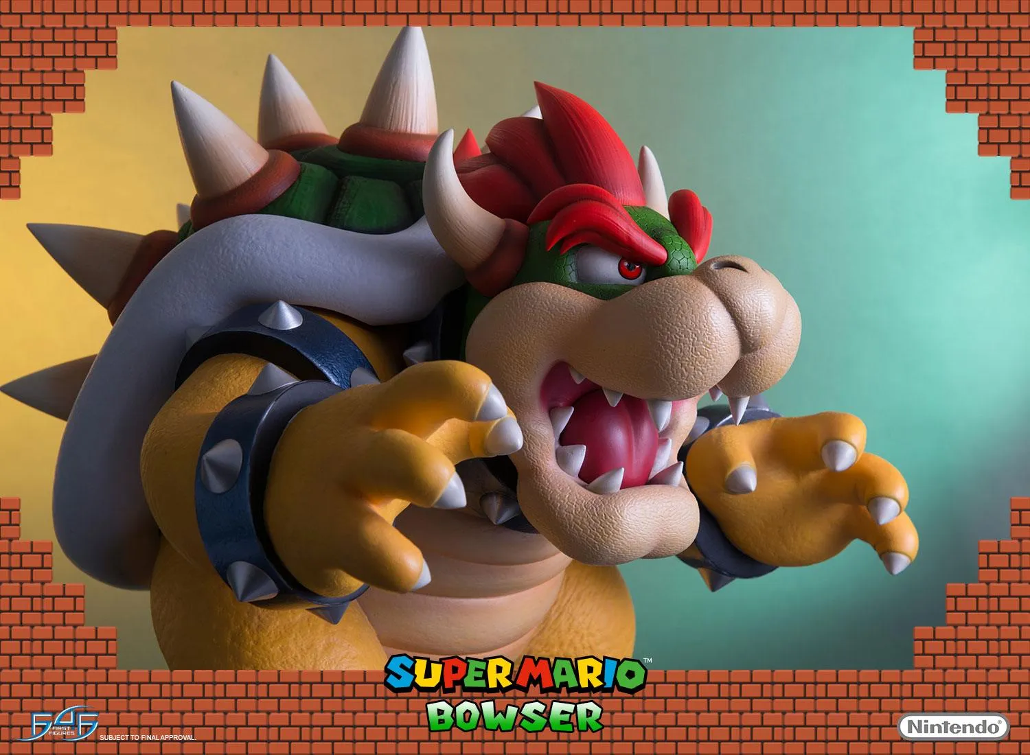 First 4 Figures Super Mario Bowser Regular statueta 49 cm